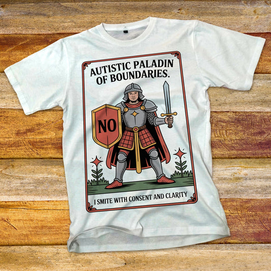 Autistic Paladin of Boundaries T-Shirt