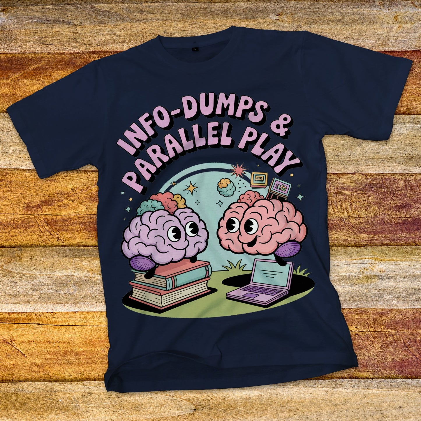 Info-Dumps & Parallel Play T-Shirt