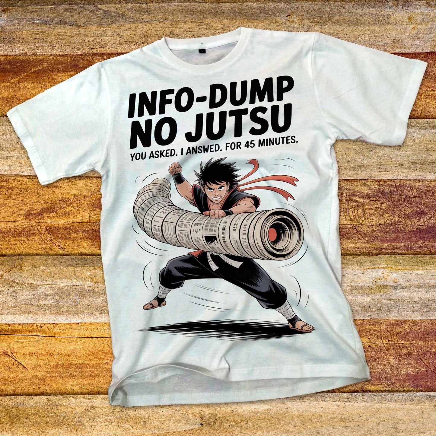Info-Dump No Jutsu T-Shirt