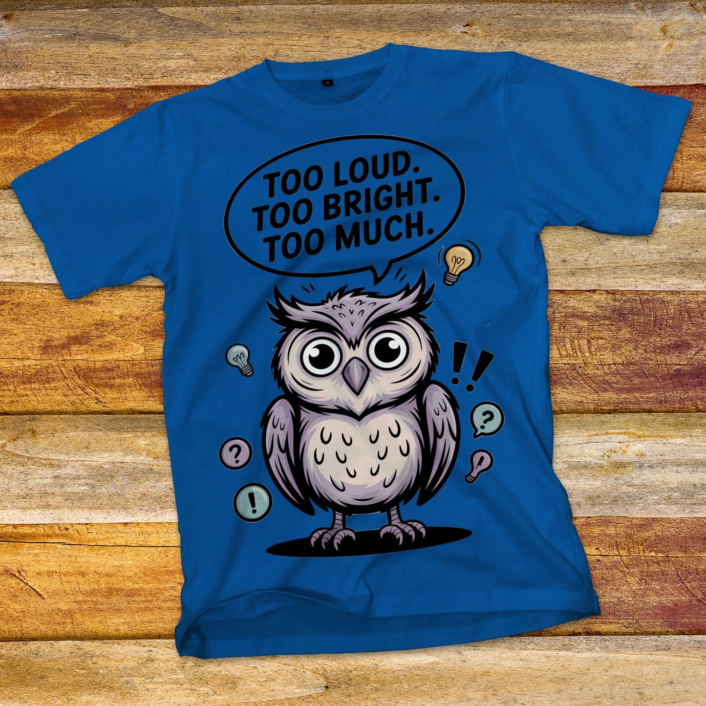 Overstimulated Owl T-Shirt