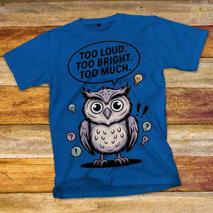 Overstimulated Owl T-Shirt