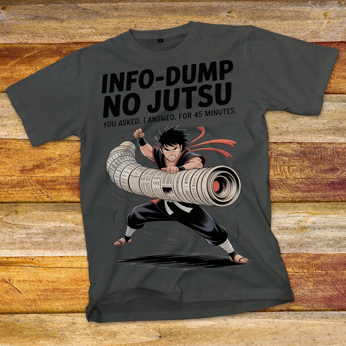 Info-Dump No Jutsu T-Shirt