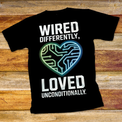 Wired Differently, Loved Unconditionally T-Shirt