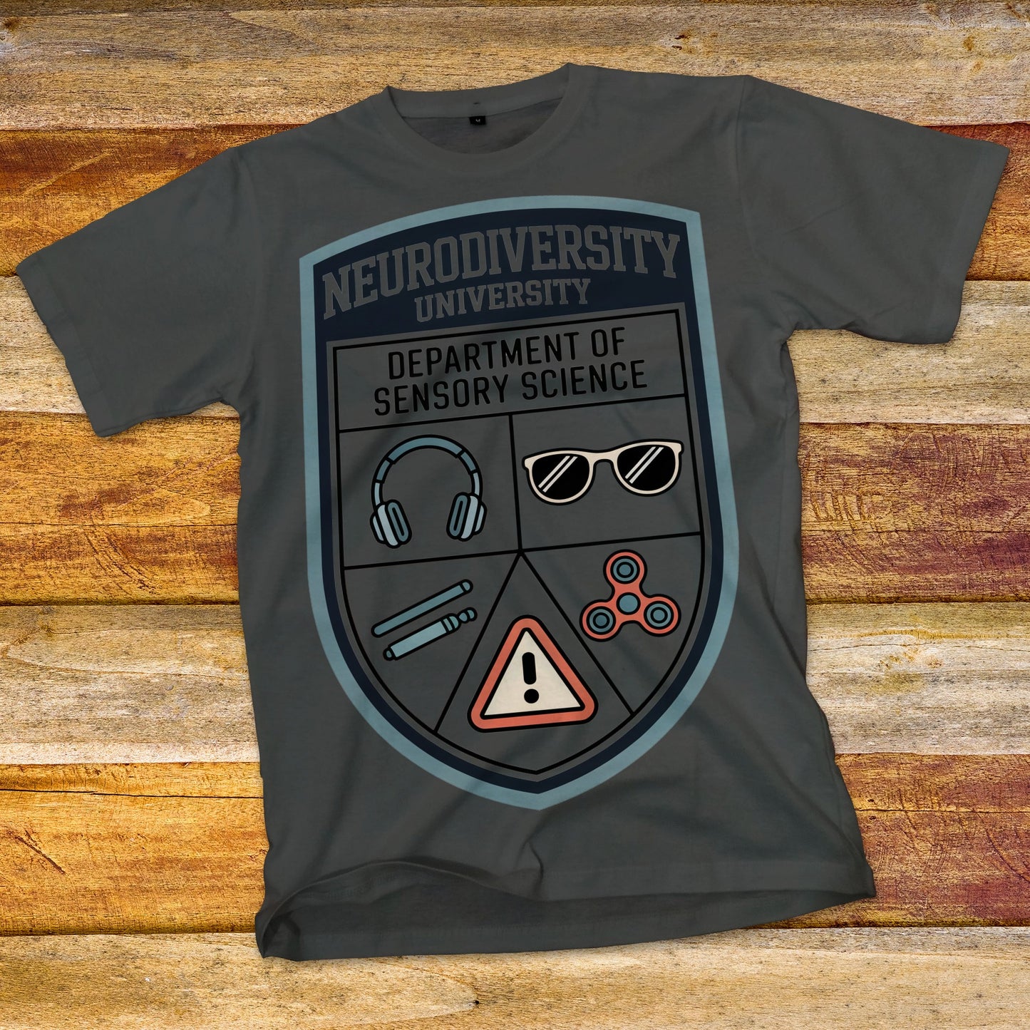 Neurodiversity University - Department of Sensory Science T-Shirt