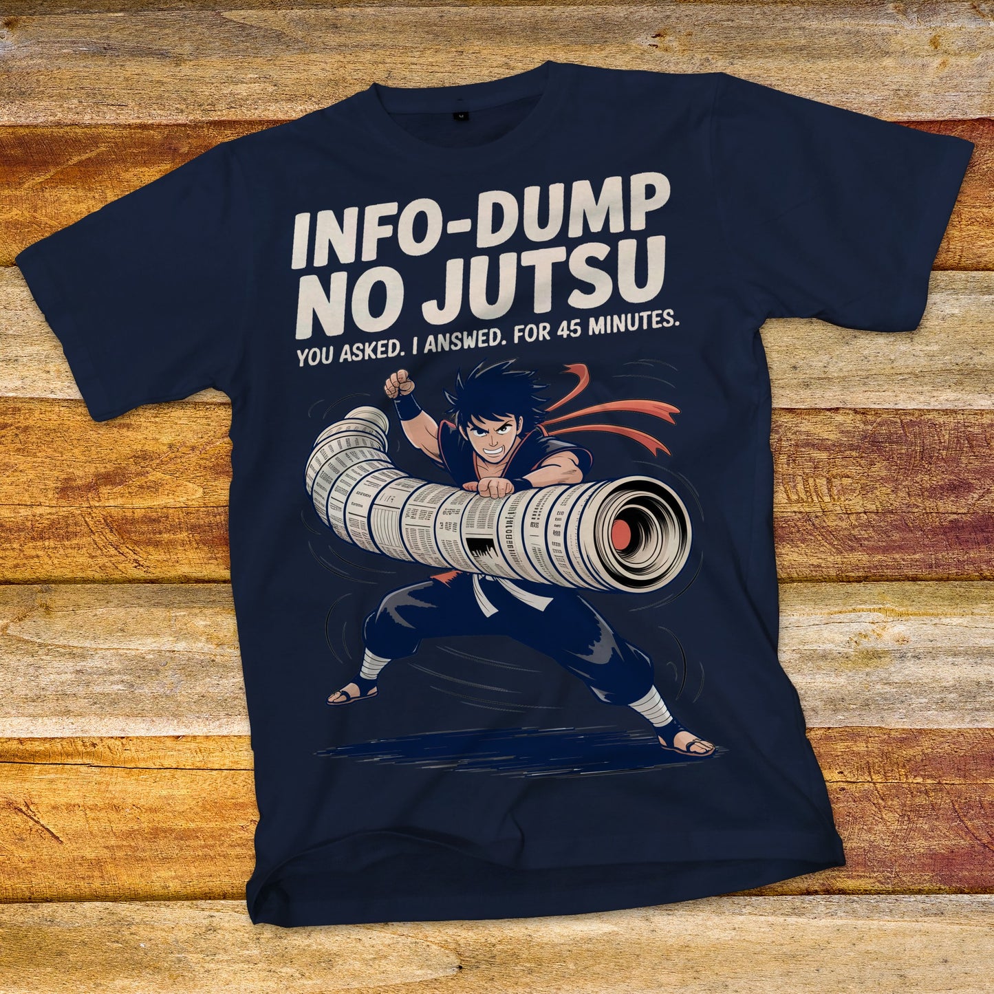 Info-Dump No Jutsu T-Shirt