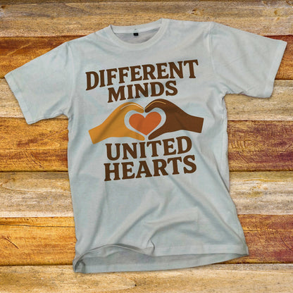 Different Minds, United Hearts T-Shirt