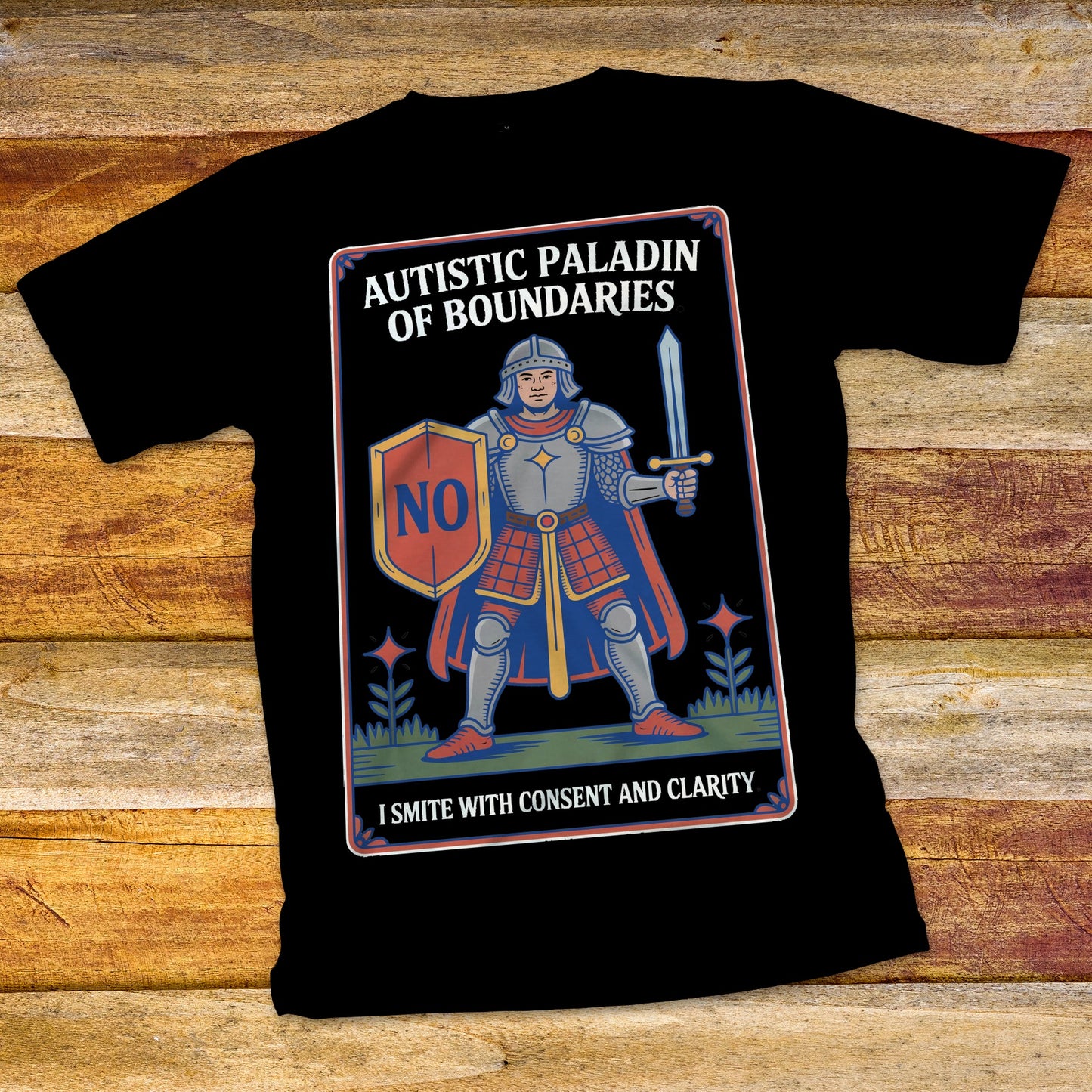 Autistic Paladin of Boundaries T-Shirt