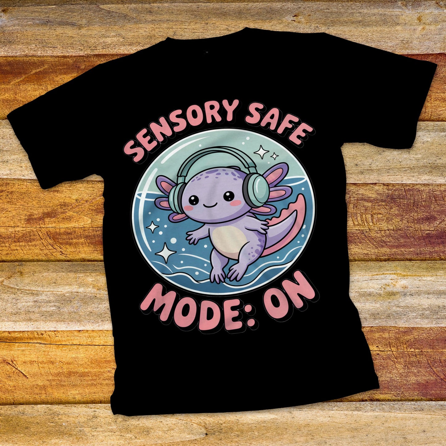Sensory Safe Mode: On T-Shirt